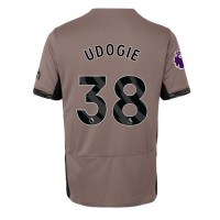 Billiga Tottenham Hotspur Destiny Udogie #38 Tredje fotbollskläder Dam 2023-24 Kortärmad